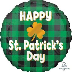 Westcoast Balloon 40538 St. Patrick'S Day Plaid