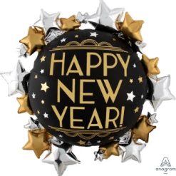 Westcoast Balloon 42058 Satin Infused New Year