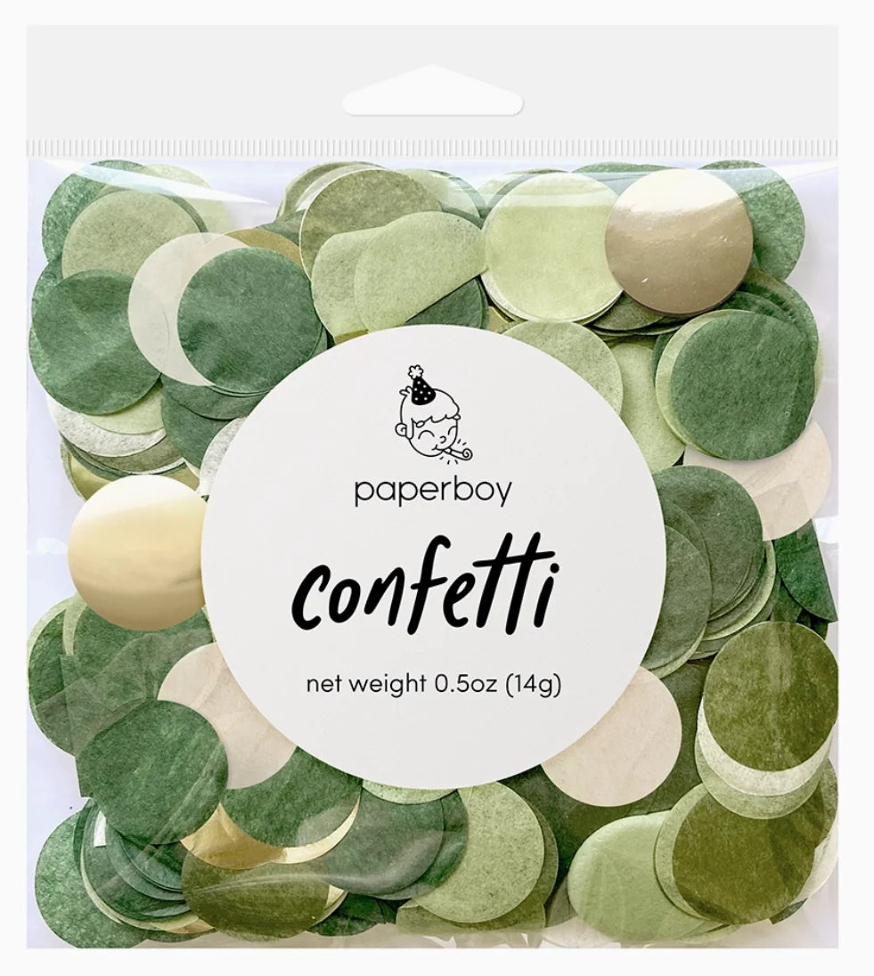 Westcoast Balloon Confetti - Emerald & Gold