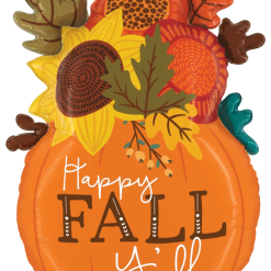 Westcoast Balloon 25230 Fall Floral Pumpkin Vase