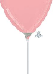 Westcoast Balloon 16466 4 Heart - Pastel Pink