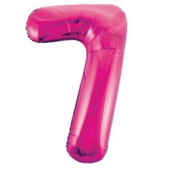 Westcoast Balloon 55737 Number 7 Pink