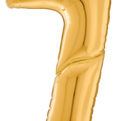 Westcoast Balloon 17847 Number 7 Gold Gigaloon