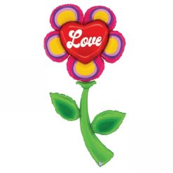 Westcoast Balloon 25332 Fresh Picks Retro Love Flower