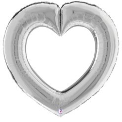 Westcoast Balloon 25086 Linking Heart Silver