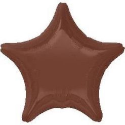 Westcoast Balloon 23021 Chocolate Brown Star
