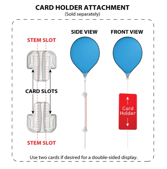 Westcoast Balloon PermaShine 3-Balloon Bouquet Vertical Bracket Kit - Image 5