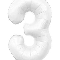 Westcoast Balloon 55480 Ellie'S White Number 3