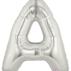 Westcoast Balloon 15901SP Megaloons Letter A Silver