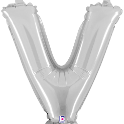 Westcoast Balloon 34923SP Letter V Silver 14In