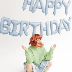 Alternative view of Westcoast Balloon FB6T Happy Birthday - Blue
