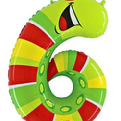 Westcoast Balloon 14946 Zooloon Number 6 Caterpillar