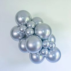 Alternative view of Westcoast Balloon 15072 Tuftex Silvery 5 Round (50Ct)