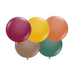 Westcoast Balloon 17070 Tuftex Autumn Assorted 17 Round (50Ct)