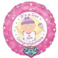Westcoast Balloon 12907 Sing-A-Tune It'S A Girl!