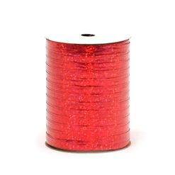 Westcoast Balloon Holographic Curling Ribbon - Red
