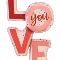 Westcoast Balloon 25565 Love You Pink Blush