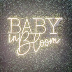 Westcoast Balloon Baby In Bloom Neon Sign Rental