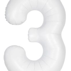 Westcoast Balloon 13963 Number 3 Matte White