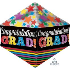 Westcoast Balloon 32405 Congratulations Grad Stars & Stripes