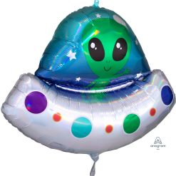 Alternative view of Westcoast Balloon 41195 Space Ship Iridescent