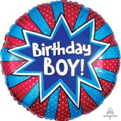 Westcoast Balloon 35572 Birthday Boy Burst