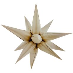 Westcoast Balloon 92832 Exploding Star Jumbo White Sand