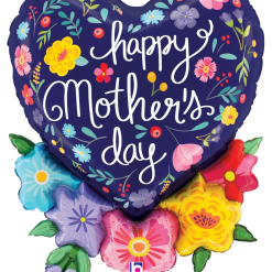 Westcoast Balloon 25339 Mother'S Day Folk Floral Heart