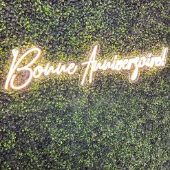 Alternative view of Westcoast Balloon Bonne Anniversaire! Neon Sign Rental