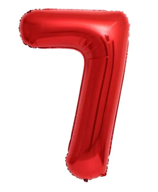 Westcoast Balloon 74546 Ellie'S Red Number 7