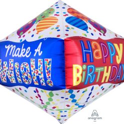 Alternative view of Westcoast Balloon 35676 Happy Birthday Make A Wish