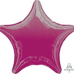 Westcoast Balloon 31566 Metallic Fuchsia Star