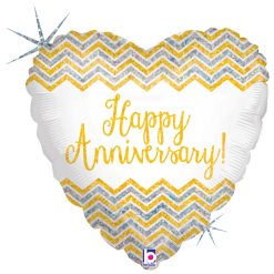 Westcoast Balloon 36164 Chevron Anniversary