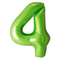 Westcoast Balloon FN40074 Number 4 Green