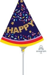 Westcoast Balloon 30827 Party Hat Happy Birthday