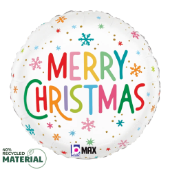 Westcoast Balloon 26409 Christmas Colorful Snowflakes