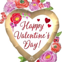 Westcoast Balloon 43640 Satin HVD Watercolor Floral