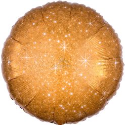 Westcoast Balloon 32653 Faux Sparkle Gold Round