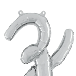 Westcoast Balloon 34726SP Script Letter Z Silver