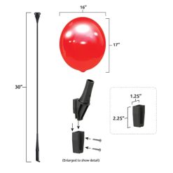 Alternative view of Westcoast Balloon BalloonBobber A-Frame Bracket Kit - Sign Not Included