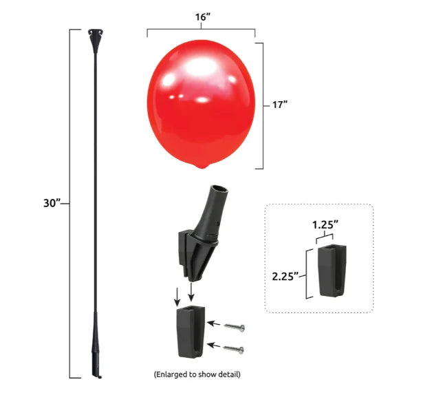Westcoast Balloon BalloonBobber A-Frame Bracket Kit - Sign Not Included - Image 2