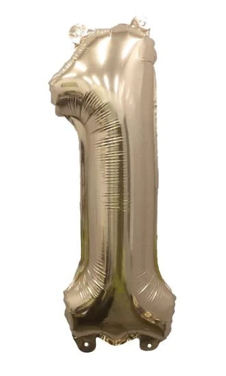 Westcoast Balloon 55438 Ellie'S Glazed Gold Number 1 32In