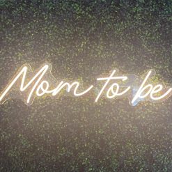 Westcoast Balloon Mom To Be Neon Sign Rental - White