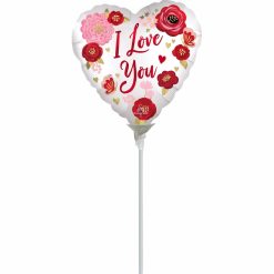 Westcoast Balloon 43688 Satin Love You Flowers