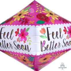 Alternative view of Westcoast Balloon 35490 Feel Better Soon Floral