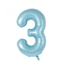 Westcoast Balloon Econo Number 3 Pastel Blue