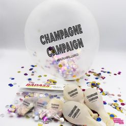 Alternative view of Westcoast Balloon Hot Girl Summer / Bachelorette Variety Pack - Clear With Assorted Confetti