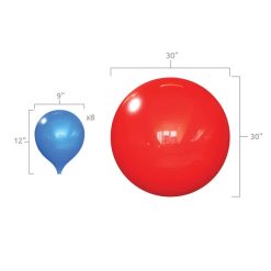 Alternative view of Westcoast Balloon PermaShine 2-Layer Ceiling Balloon Column Kit