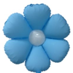 Westcoast Balloon 16 Daisy - Blue