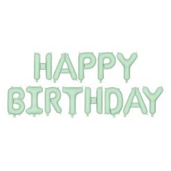 Westcoast Balloon FB6T Happy Birthday - Green